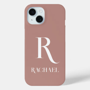 モノグラムモダンベスタイリッシュージュ iPhone 15ケース