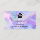 モノグラムモダンホログラフィック 名刺 (裏面)