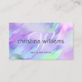 モノグラムモダンホログラフィック 名刺 (正面)