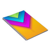 モノグラムモダンボホジオメトリックシック ノートブック (右側)