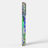 モノグラムモダンマーメイドグリッターグリーンブルー Case-Mate iPhoneケース (裏面 / 右)