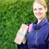 モノグラムモダンミニマはっきりしたリストかわいいイニシャル名 タンブラー