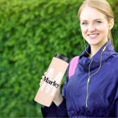 モノグラムモダンミニマはっきりしたリストかわいいイニシャル名 タンブラー