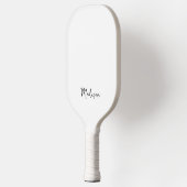 モノグラムモダンミニマリスト白 ピックルボールラケット (左)