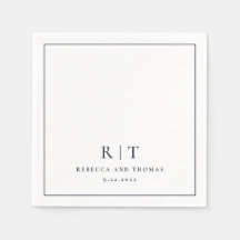 モノグラムモダンミニマル結婚リスト