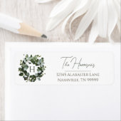 モノグラムモダンユーカリリース | ヘビーホワイト ラベル (インサイチュ)