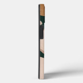 モノグラムモダンラストグリーン抽象芸術シックスタイリッシュ Case-Mate iPhoneケース (裏面 / 右)