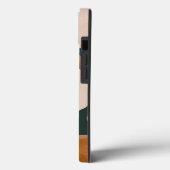 モノグラムモダンラストグリーン抽象芸術シックスタイリッシュ Case-Mate iPhoneケース (裏面 / 左)