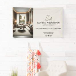 モノグラムモダンロゴフォトプロフェッショナル事業 横断幕