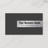 モノグラムモダン不動産仲介業者フォト名刺 名刺 (裏面)