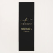 モノグラムモダン卒業エクササイズマット ヨガマット (裏面)