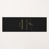 モノグラムモダン卒業エクササイズマット ヨガマット (正面(横))