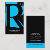 モノグラムモダン名刺 名刺 (正面/裏面)