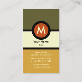 モノグラムモダン名刺 名刺