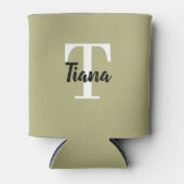 モノグラムモダン名+イニシャル 缶クーラー (正面)