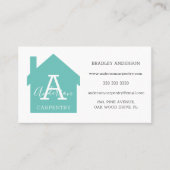 モノグラムモダン大工 名刺 (正面)