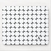 モノグラムモダン幾何学的トレンディー マウスパッド (正面)