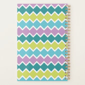 モノグラムモダン幾何学的パターン プランナー手帳 (裏面)