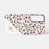 モノグラムモダン幾何学的パターン SAMSUNG GALAXYケース (裏面横)