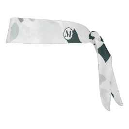 モノグラムモダン抽象芸術テラゾパターン タイヘッドバンド