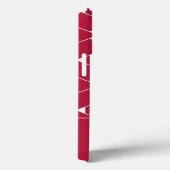 モノグラムモダン星を持つ幾何学的パターン Case-Mate iPhoneケース (裏面 / 右)