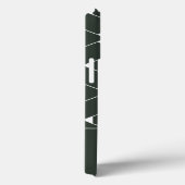 モノグラムモダン星を持つ幾何学的パターン Case-Mate iPhoneケース (裏面 / 右)