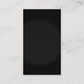 モノグラムモダン白黒シンプル名刺 名刺 (裏面)