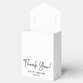 モノグラムモダン結婚の感謝ボックス フェイバーボックス (オープン)