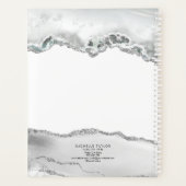 モノグラムモダン美しいメイクアップエレガントプロフェッショナル プランナー手帳 (裏面)