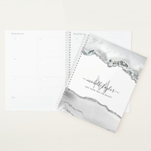 モノグラムモダン美しいメイクアップエレガントプロフェッショナル プランナー手帳 (ディスプレー)