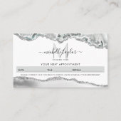 モノグラムモダン美しいメイクアップエレガントプロフェッショナル 名刺 (正面)