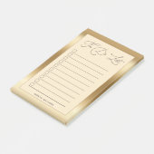 モノグラムモダン金ゴールドの一覧 ポストイット (アングル)