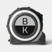 モノグラムモダン2つのイニシャルカスタムカラー メジャー (正面)