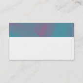 モノグラムモダン-抽象芸術ホイール – カラー 名刺 (裏面)