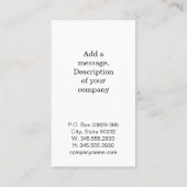 モノグラムモダン（黒板） 名刺 (裏面)