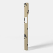 モノグラムモノグラムの鹿のスタグパタ素朴ーン Case-Mate iPhoneケース (裏面 / 右)