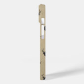 モノグラムモノグラムの鹿のスタグパタ素朴ーン Case-Mate iPhoneケース (裏面 / 左)