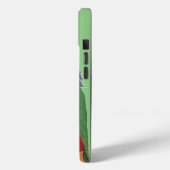 モノグラムユニークの漫画のナツクラッカーの緑 Case-Mate iPhoneケース (裏面 / 左)