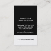 モノグラムユニーク名刺 名刺 (裏面)