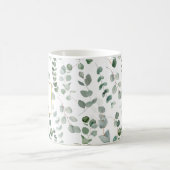 モノグラムユーカリ模様 コーヒーマグカップ (中央)