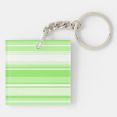 モノグラムライムグリーンストライプ キーホルダー (裏面)