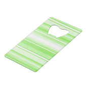 モノグラムライムグリーンストライプ クレジットカード栓抜き (裏面アングル)