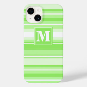 モノグラムライムグリーンストライプ Case-Mate iPhone 14ケース