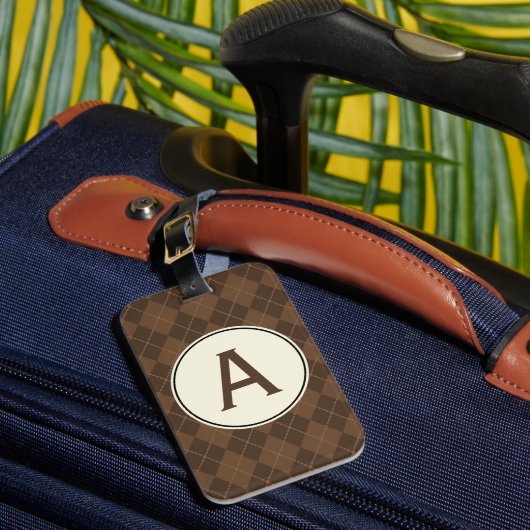 モノグラムラゲージスーツケースラベルギフト ラゲッジタグ (正面インサイチュ1)
