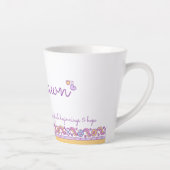 モノグラムラテMugを意味するDの曙文字 カフェラテマグ (右)