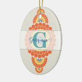 モノグラムラディアントエーゲ夏装飾曼荼羅 セラミックオーナメント (左)