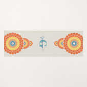 モノグラムラディアントエーゲ夏装飾曼荼羅 ヨガマット (正面(横))