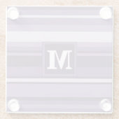 モノグラムラベンダストライプー ガラスコースター (裏面)