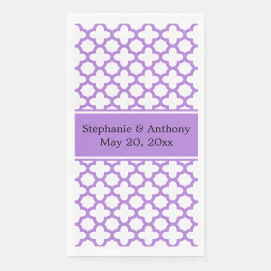 モノグラムラベンダークローバーパタ結婚ーン (正面)