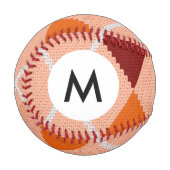 モノグラムリアリスティアーガイルック布 野球ボール (正面左)